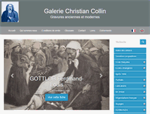 Tablet Screenshot of collin-estampes.fr